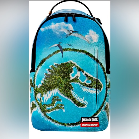 Sprayground Bags Spray Ground Jurassic Island Backpack Dlxv